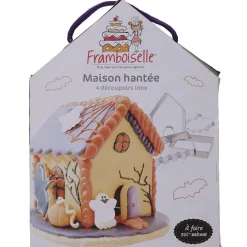 Gifi Emporte pièces maison hantée Halloween chauve souris x4 Hot