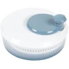 Gifi Essoreuse à salade rétractable 3,5 L bleu et blanc Discount