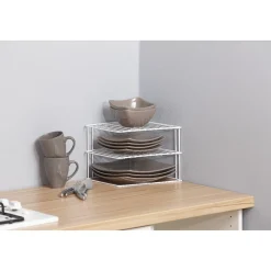 Gifi Etagère d angle 3 niveaux porte assiettes Metaltex Hot