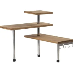 Gifi Etagère d angle modulable inspiration cuisine bambou Sale