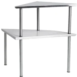 Gifi Etagère d'angle de cuisine gris Hot
