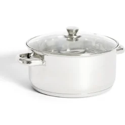 Gifi Faitout tous feux dont induction inox et verre Ø25,5cm Sale