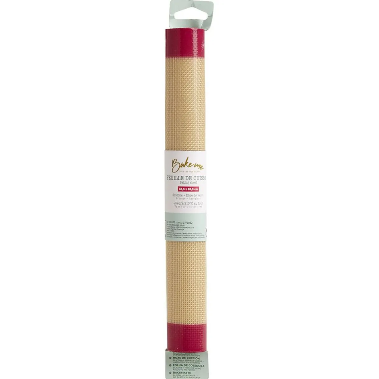 Gifi Feuille de cuisson réutilisable en fibre de verre silicone rose Best