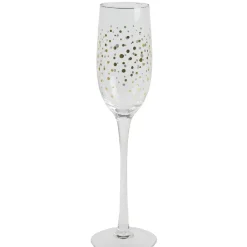 Gifi Flûte à champagne pois doré x4 Outlet