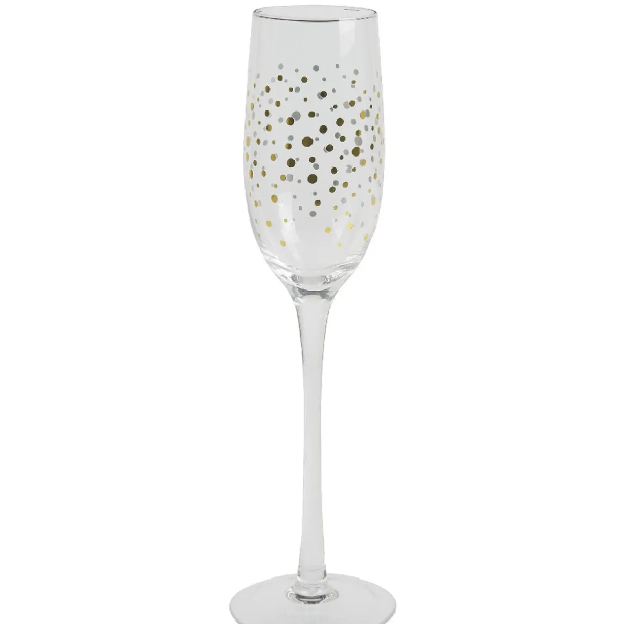 Gifi Flûte à champagne pois doré x4 Outlet