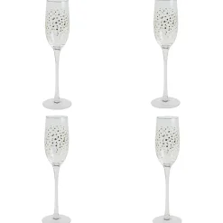 Gifi Flûte à champagne pois doré x4 Outlet