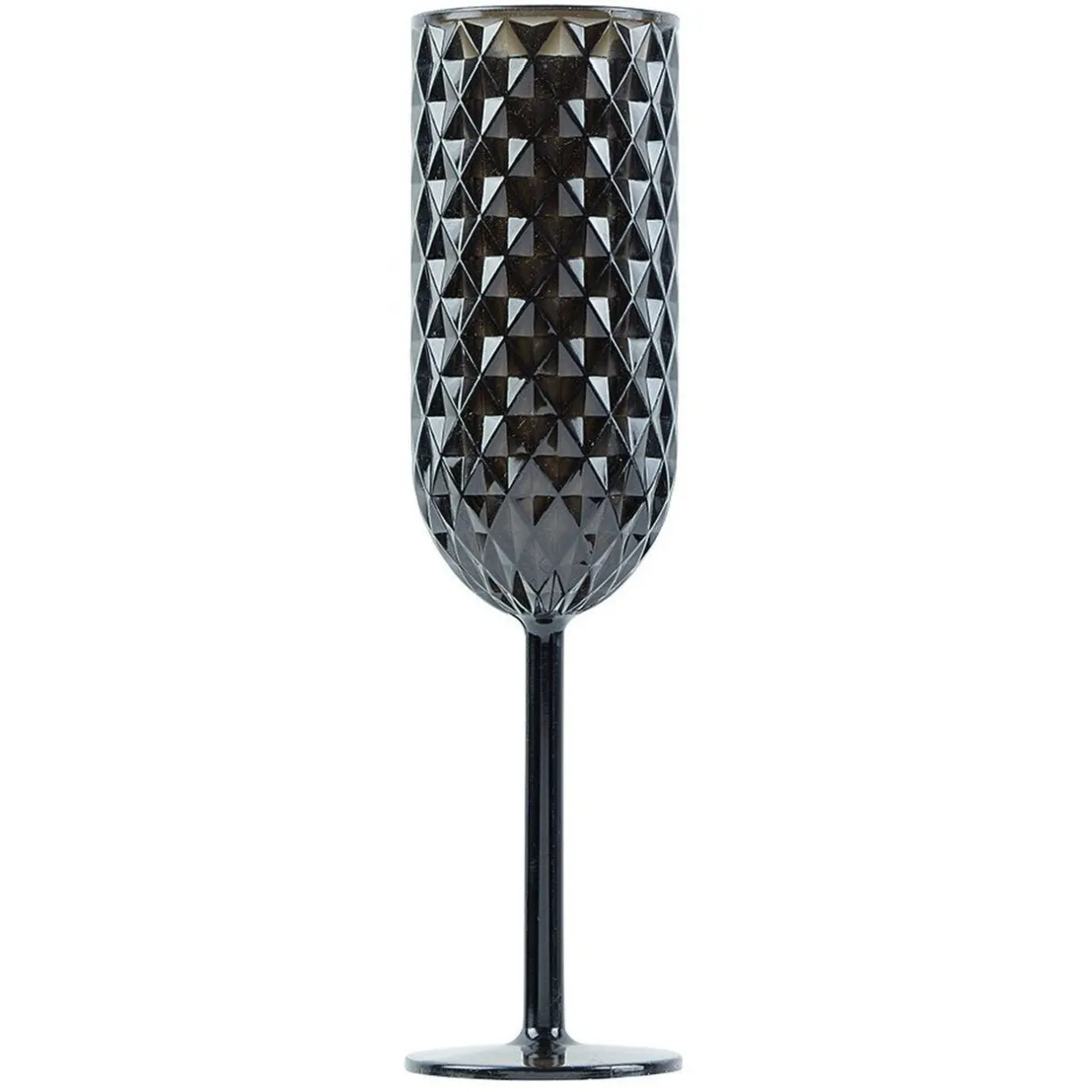 Gifi Flûte de champagne en plastique design diamant x6 Discount