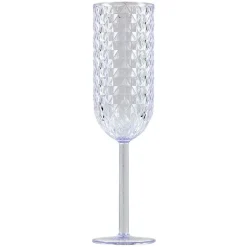 Gifi Flûte de champagne en plastique design diamant x6 Discount
