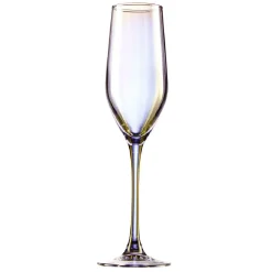 Gifi Flûte en verre Kira dorée 17cL x4 New