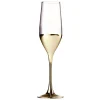 Gifi Flûte en verre Oksana dorée 17cL x4