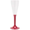 Gifi Flûte réutilisable rouge x6