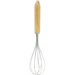Gifi Fouet de cuisine inox avec manche en bois New