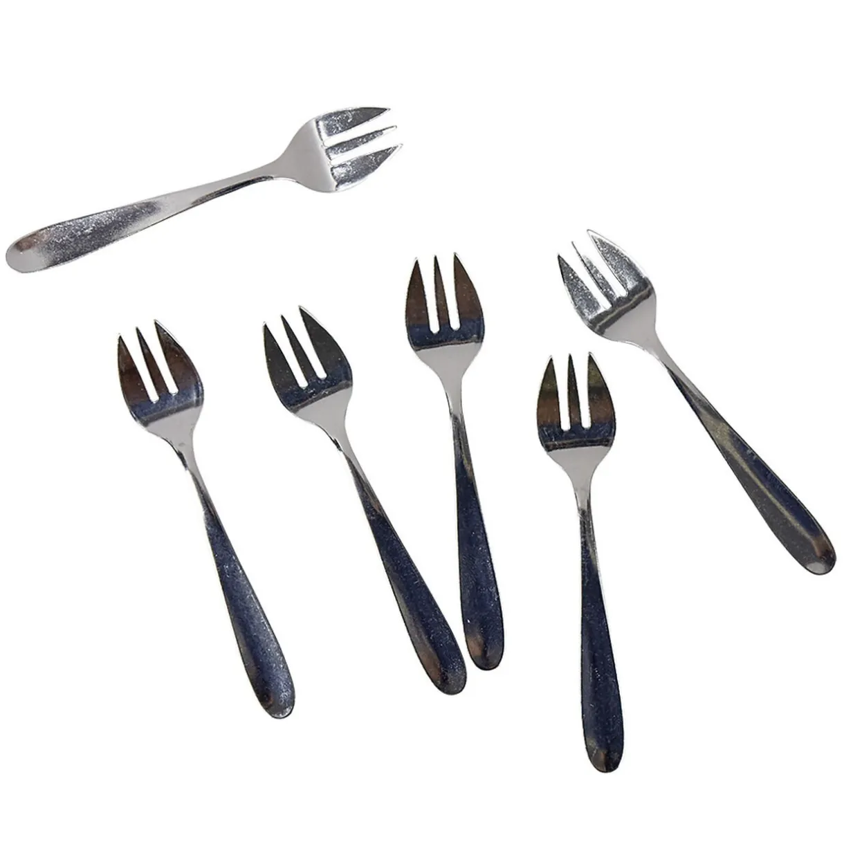 Gifi Fourchette à huître en inox x6