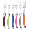 Gifi Fourchette inox manche multicolore x6