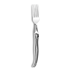 Gifi Fourchette Laguiole acier inox gris