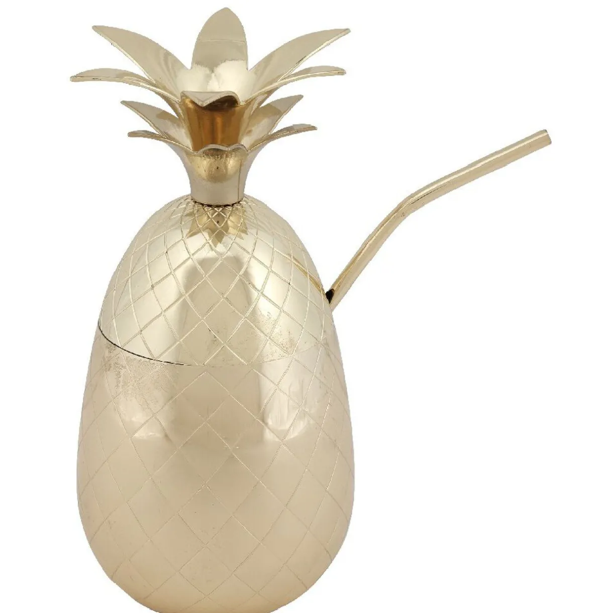 Gifi Gobelet ananas doré avec couvercle