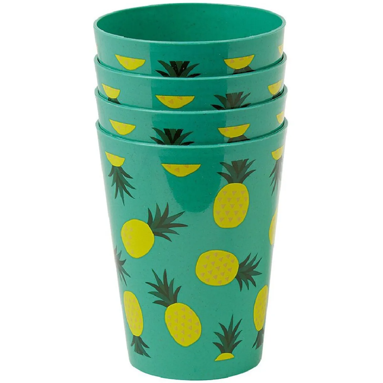 Gifi Gobelet bleu Ananas Summer smile x 4 Outlet