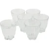 Gifi Gobelet embossé en verre 24 cl x6