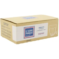 Gifi Gobelet embossé en verre 24 cl x6