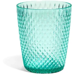 Gifi Gobelet en plastique bleu effet martelé