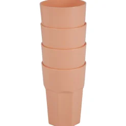 Gifi Gobelet en plastique couleur unie x 4