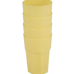 Gifi Gobelet en plastique couleur unie x 4