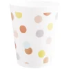Gifi Gobelet en plastique décor pois multicolore
