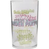 Gifi Gobelet en plastique transparent motif multicolore