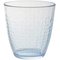 Gifi Gobelet en verre Ambre design epona transparent bleu x6 Discount