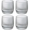 Gifi Gobelet en verre argenté x4
