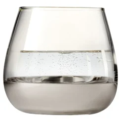 Gifi Gobelet en verre Oksana argenté 31cL x4 Hot