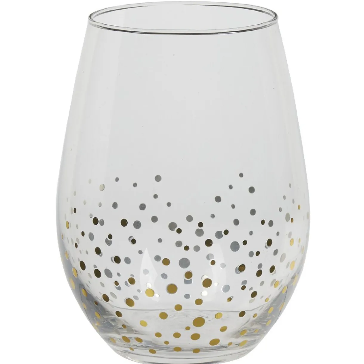 Gifi Gobelet ovales pois doré x4 Outlet