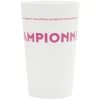 Gifi Gobelet plastique inscription #CHAMPIONNE 33cl