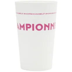 Gifi Gobelet plastique inscription #CHAMPIONNE 33cl