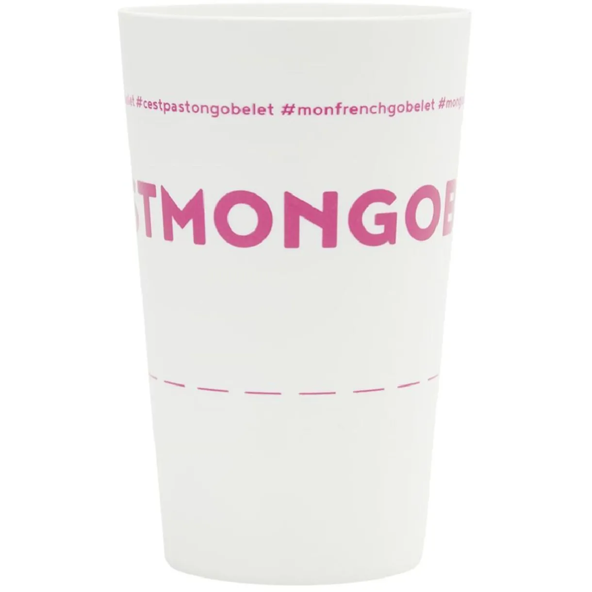 Gifi Gobelet plastique inscription #CESTMONGOBELET 33cl