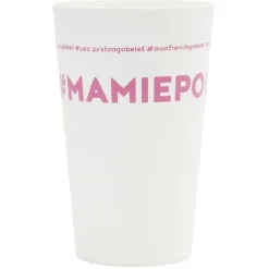 Gifi Gobelet plastique inscription #MAMIEPOULE 33cl