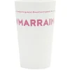 Gifi Gobelet plastique inscription #MARRAINE 33cl
