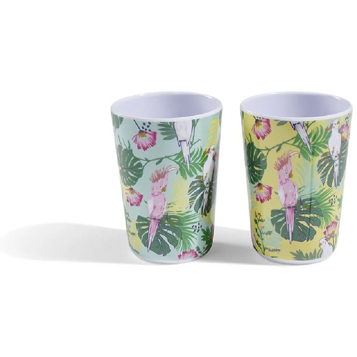 Gifi Gobelet plastique motif tropical