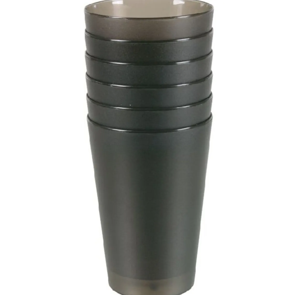 Gifi Gobelet plastique noir x6 New