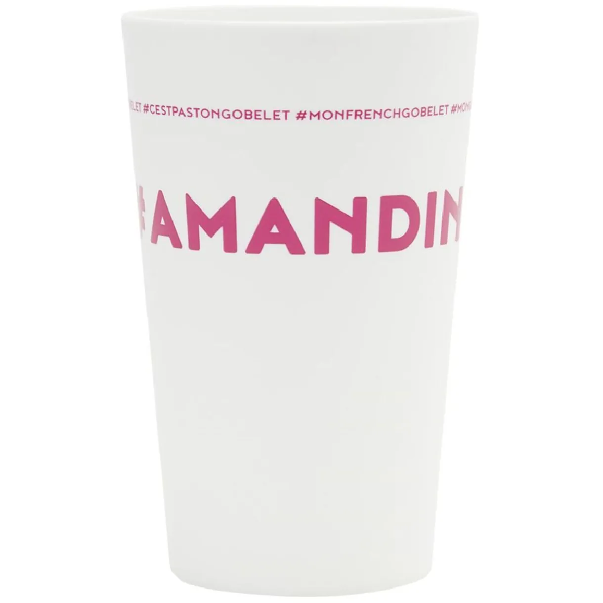 Gifi Gobelet plastique prénom #AMANDINE 33cl