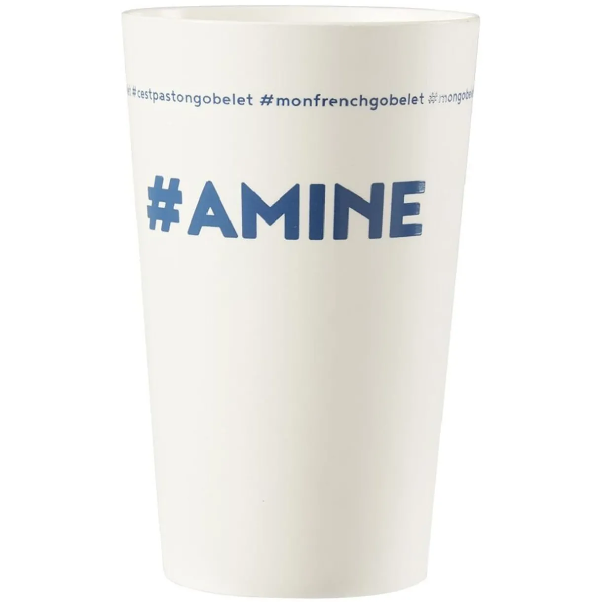 Gifi Gobelet plastique prénom #AMINE 33cl