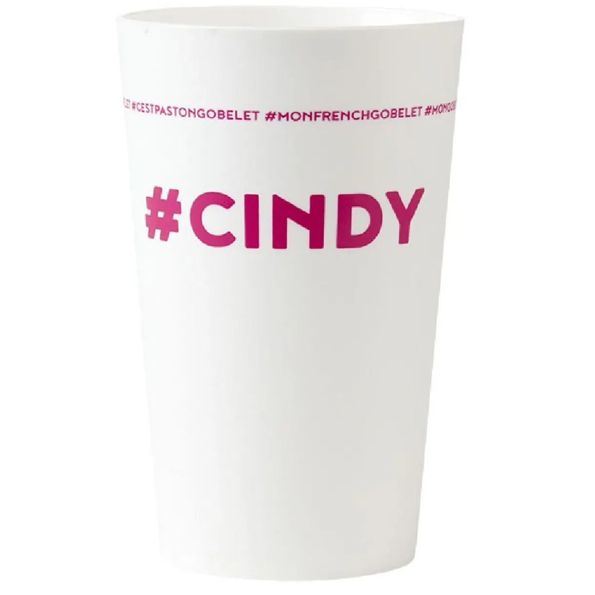 Gifi Gobelet plastique prénom #CINDY 33 cl