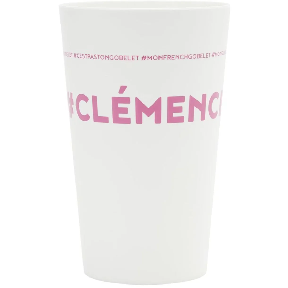 Gifi Gobelet plastique prénom #CLÉMENCE 33cl