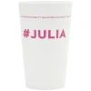 Gifi Gobelet plastique prénom #JULIA 33cl