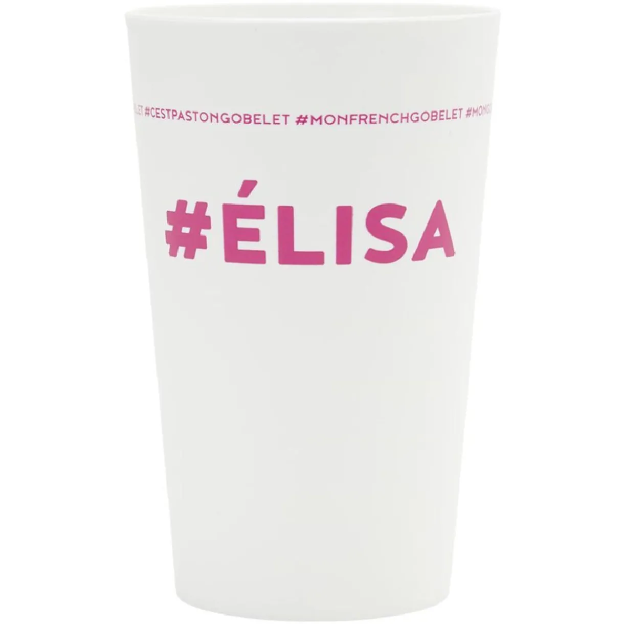 Gifi Gobelet plastique prénom #ÉLISA 33cl