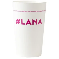 Gifi Gobelet plastique prénom #LANA 33 cl