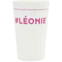 Gifi Gobelet plastique prénom #LÉONIE 33cl