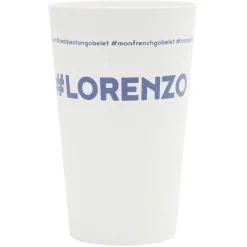 Gifi Gobelet plastique prénom #LORENZO 33cl