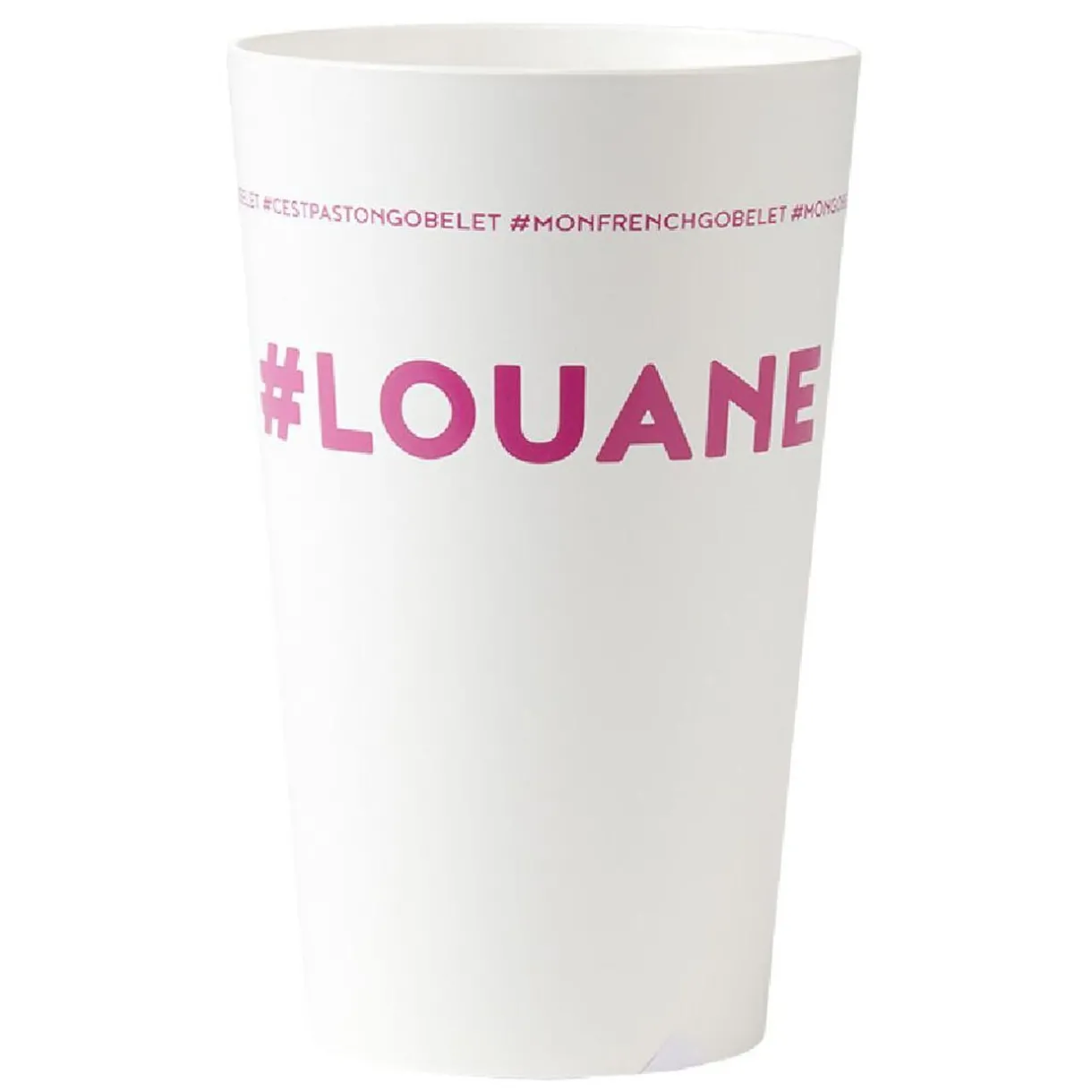Gifi Gobelet plastique prénom #LOUANE 33cl