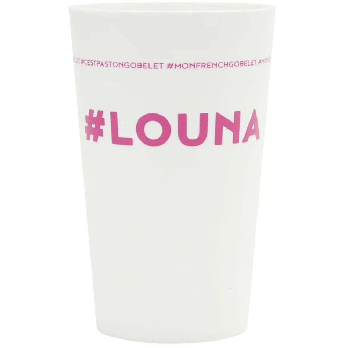 Gifi Gobelet plastique prénom #LOUNA 33cl Discount